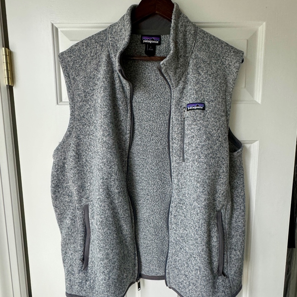 Men’s Large Patagonia Vest - Heather Gray